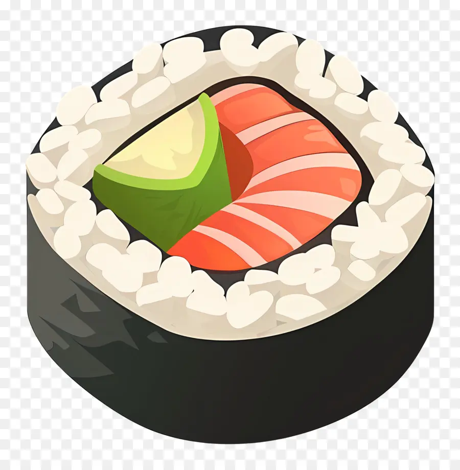 Rollo De Sushi，Pieza De Sushi PNG