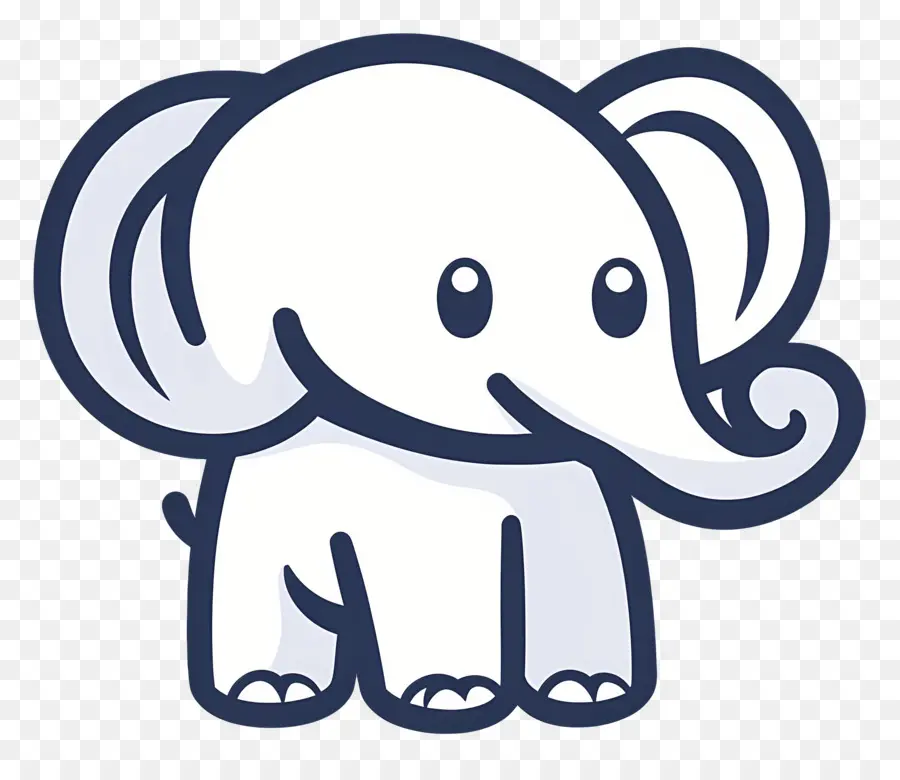 Bebé Elefante，Elefante De Dibujos Animados PNG