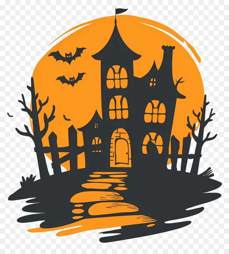 Casa De Halloween，Casa Embrujada PNG