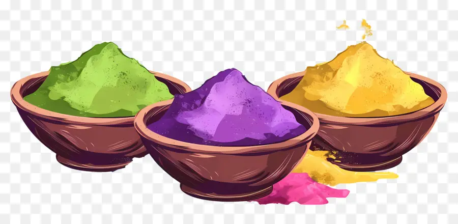 Fondo Holi，Polvos Coloridos PNG