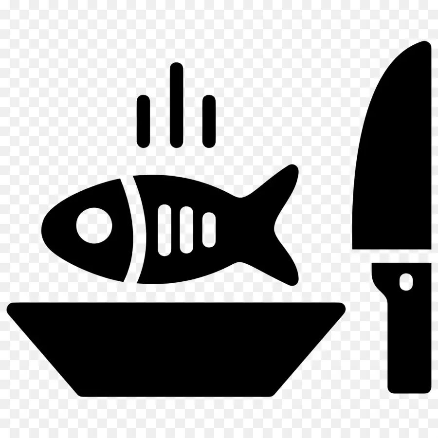 Mariscos，Pescado Y Cuchillo PNG