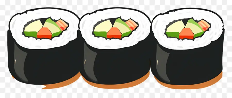 Rollo De Sushi，Rollos De Sushi PNG