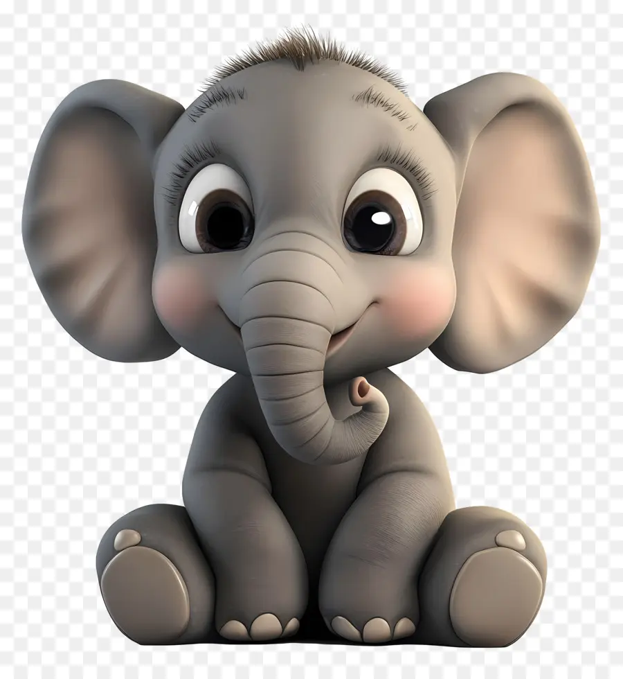 Bebé Elefante，Lindo Elefante PNG