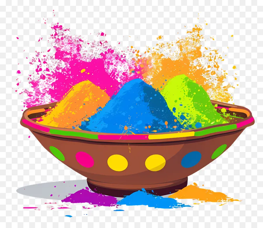 Fondo Holi，Polvos Coloridos PNG