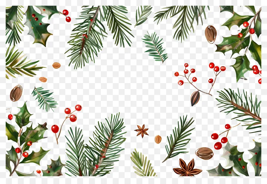 Fondo De Navidad，Frontera De Navidad PNG