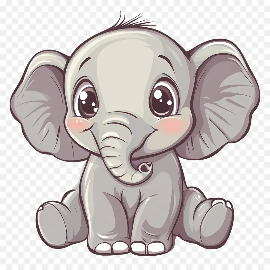 Bebé Elefante，Lindo Elefante PNG