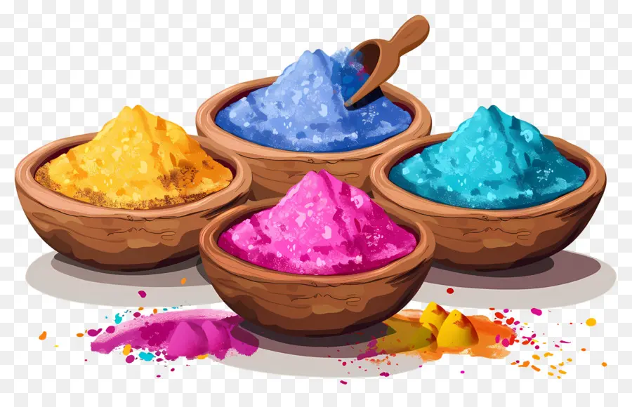 Fondo Holi，Polvos Coloridos PNG