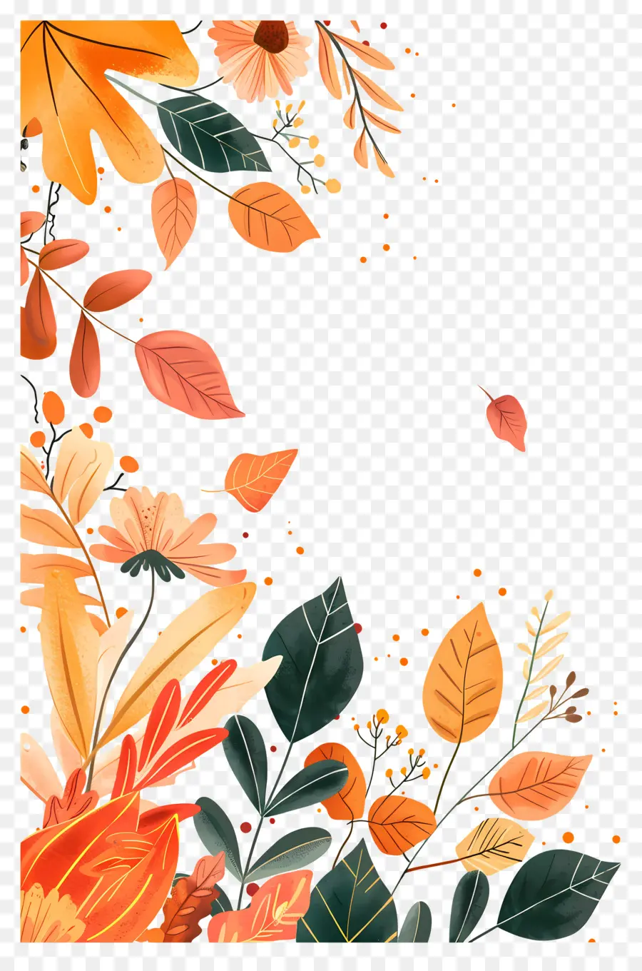 Fondo De Otoño，Marco De Otoño PNG