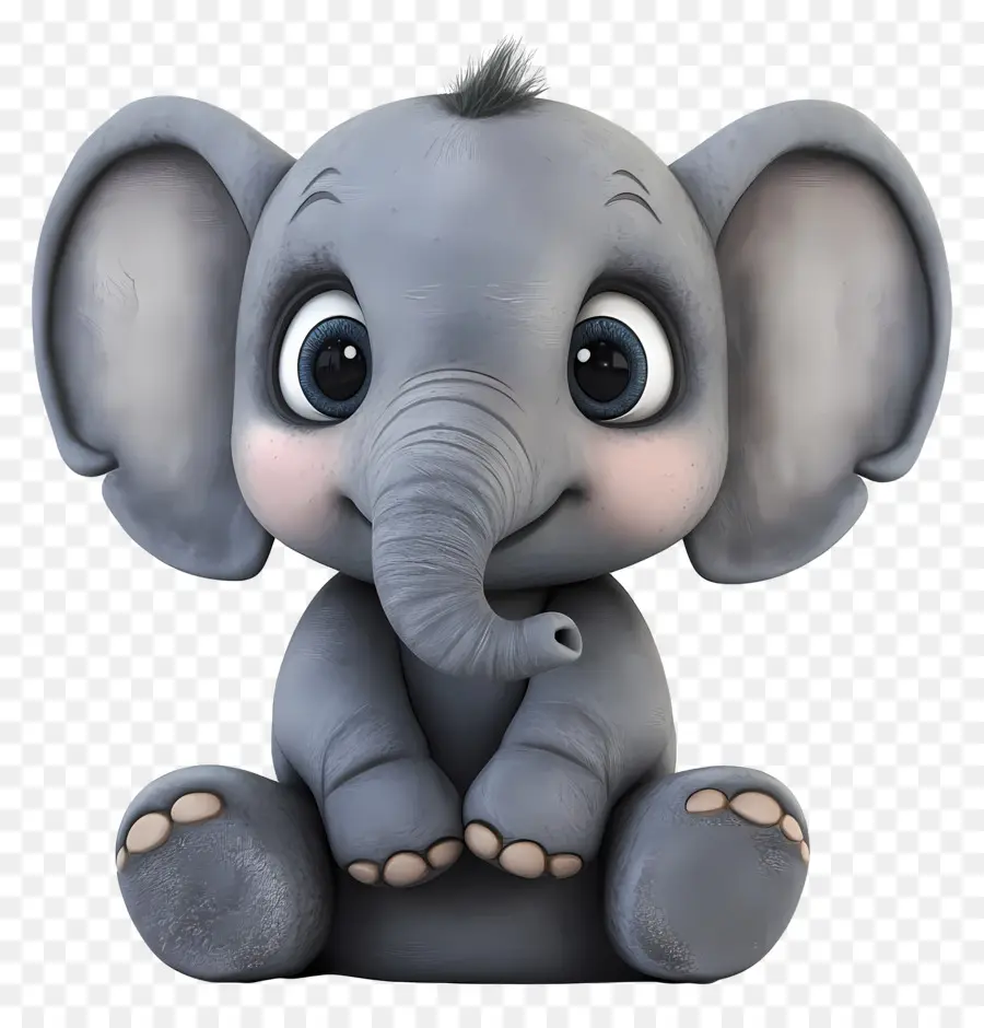 Bebé Elefante，Lindo Elefante PNG