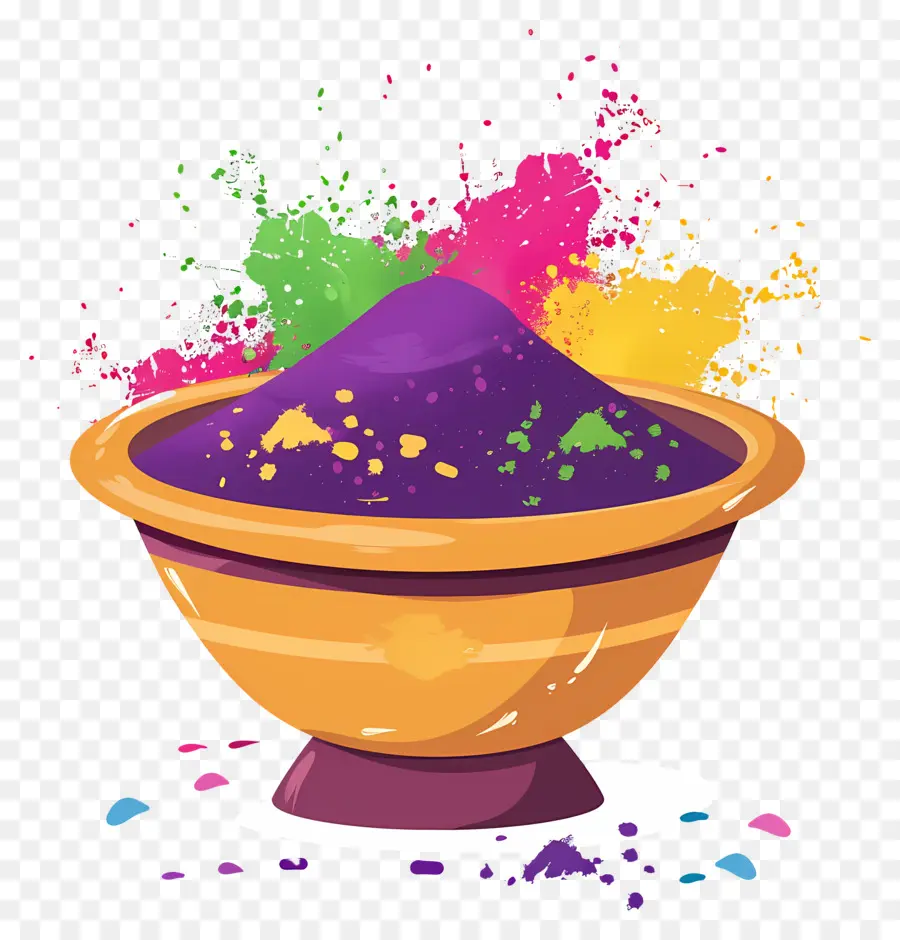 Fondo Holi，Polvos Coloridos PNG