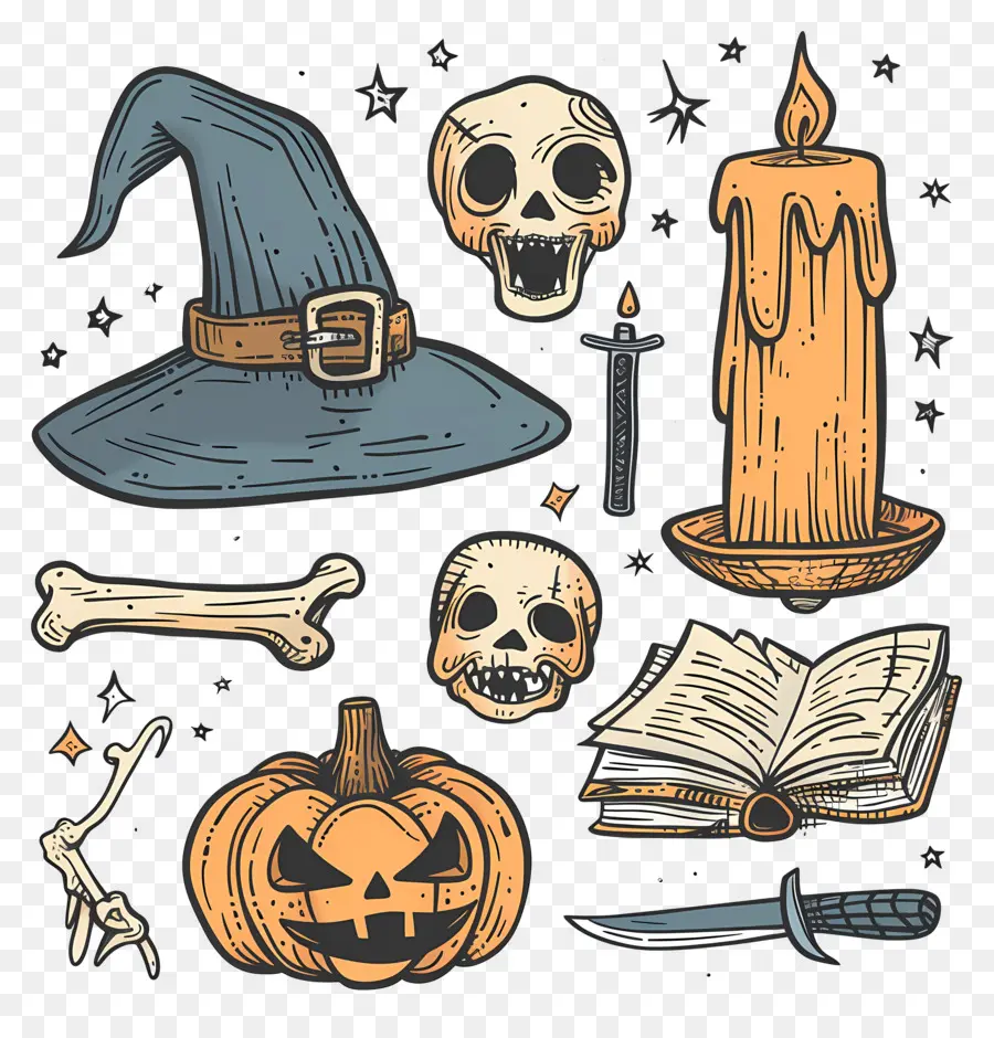 Fondo De Halloween，Colección De Halloween PNG