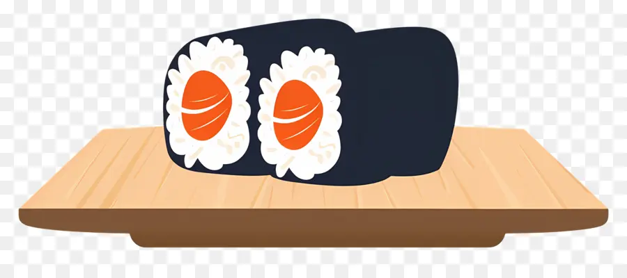 Rollo De Sushi，Rollos De Sushi A Bordo PNG