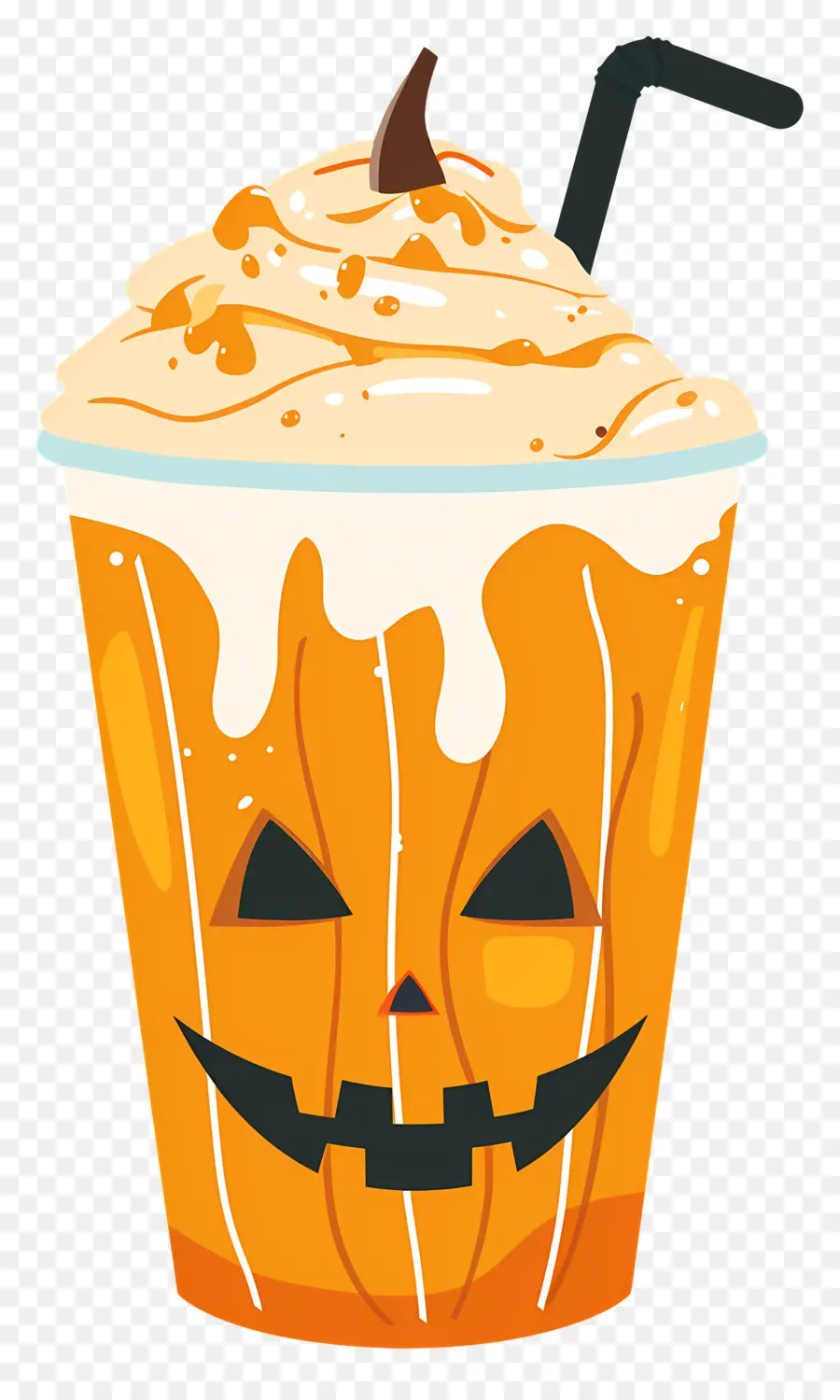 Batido De Halloween，Bebida De Calabaza PNG