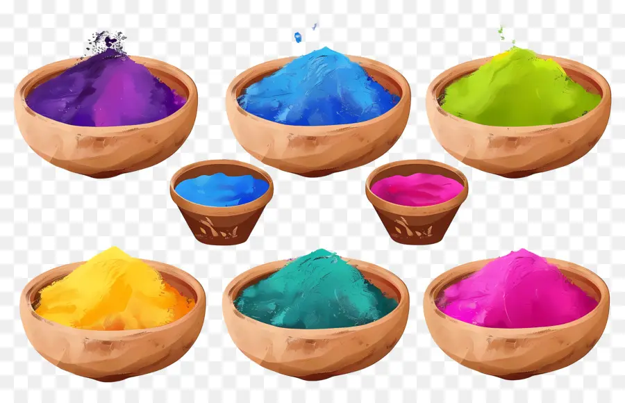 Fondo Holi，Polvo Colorido PNG