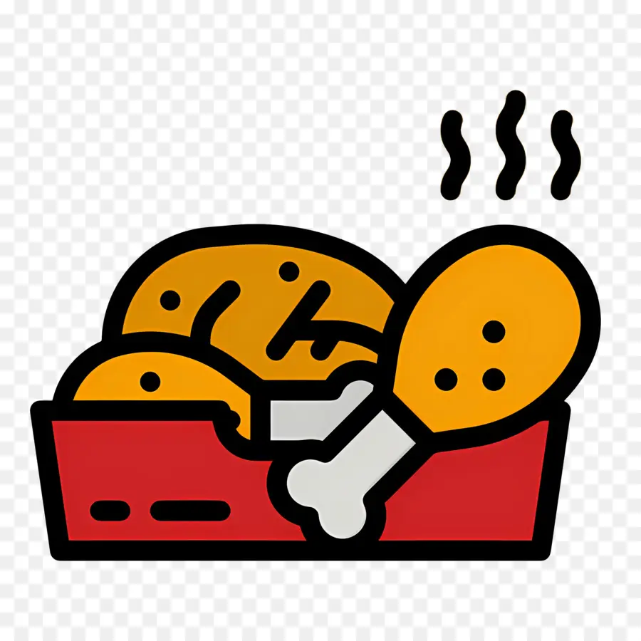 Comida De Pollo，Pollo Frito PNG