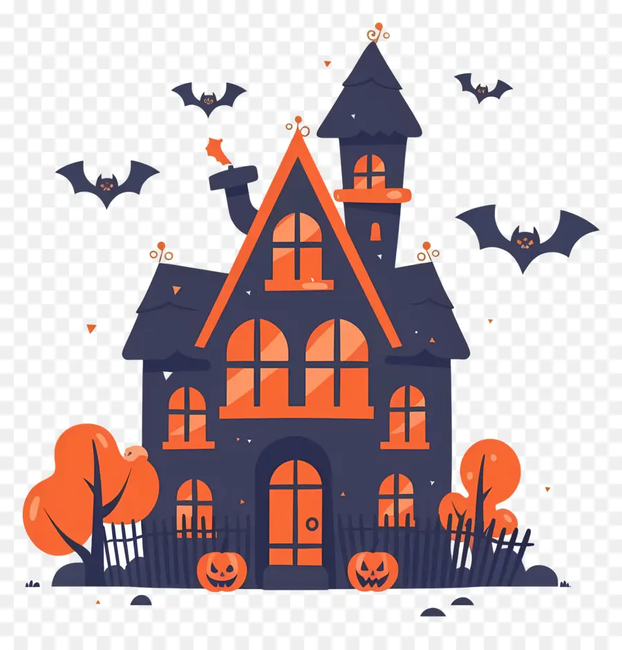 Casa De Halloween，Casa Oscura PNG