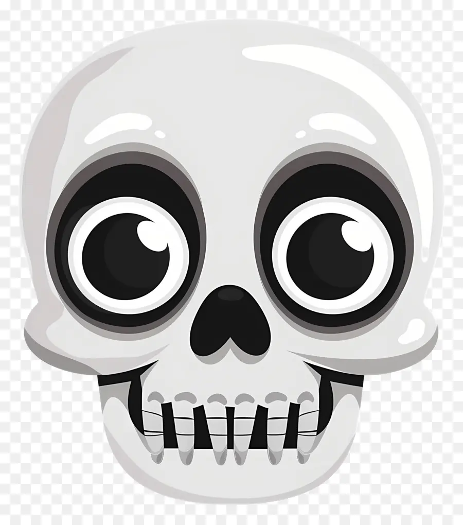 Calavera De Halloween，Linda Calavera PNG