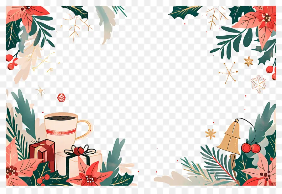 Fondo De Navidad，Frontera De Navidad PNG