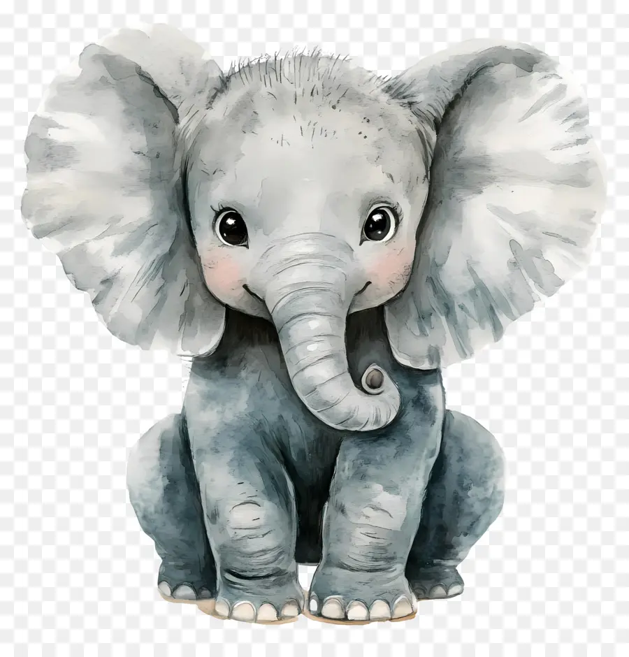 Bebé Elefante，Elefante Colorido PNG