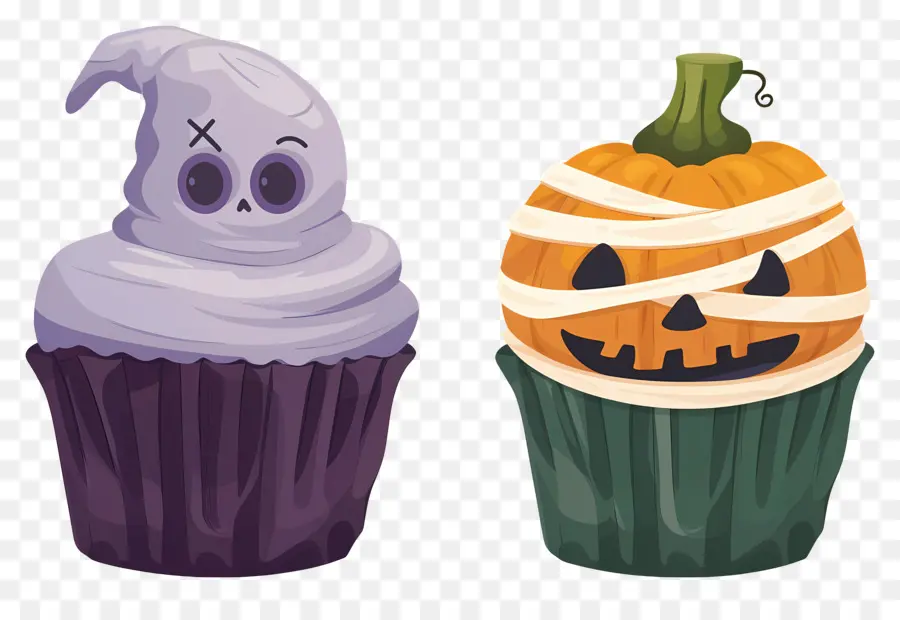 Pastelitos De Halloween，Fantasma PNG