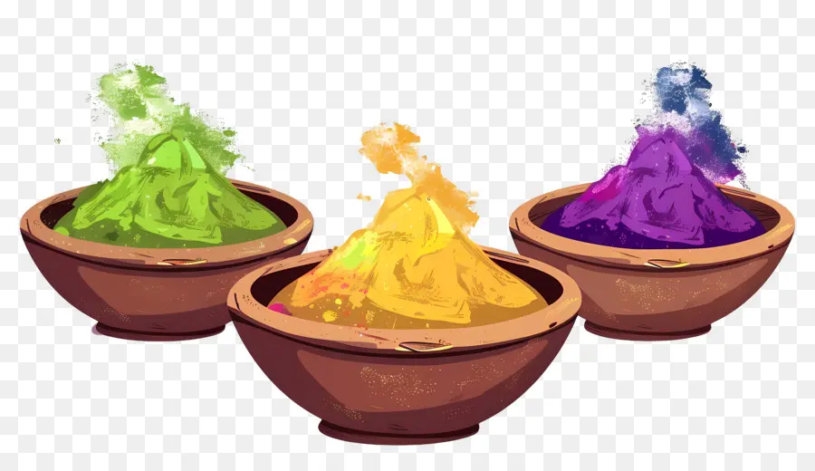 Fondo Holi，Polvos Coloridos PNG