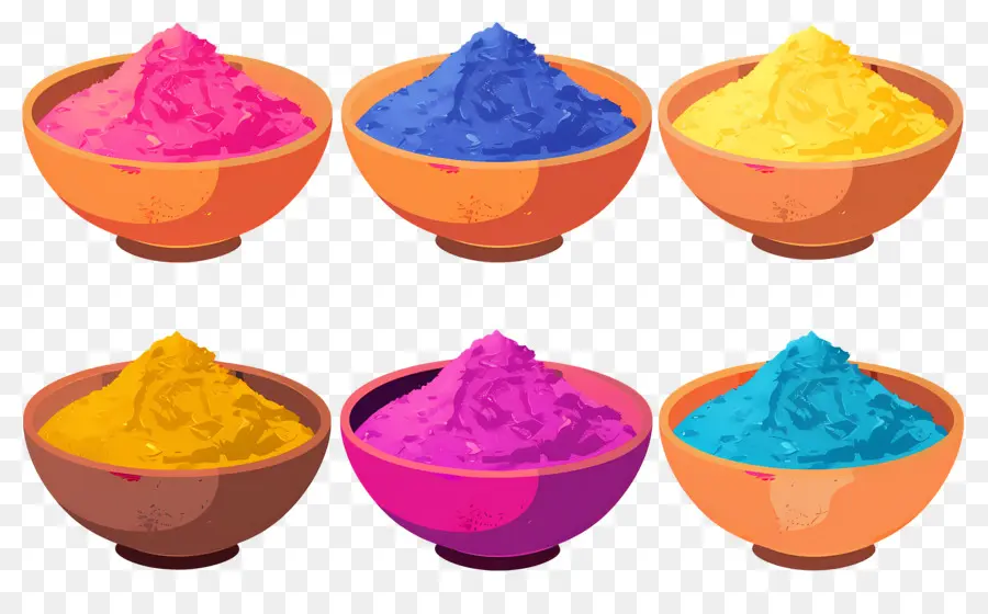 Fondo Holi，Polvos Coloridos PNG