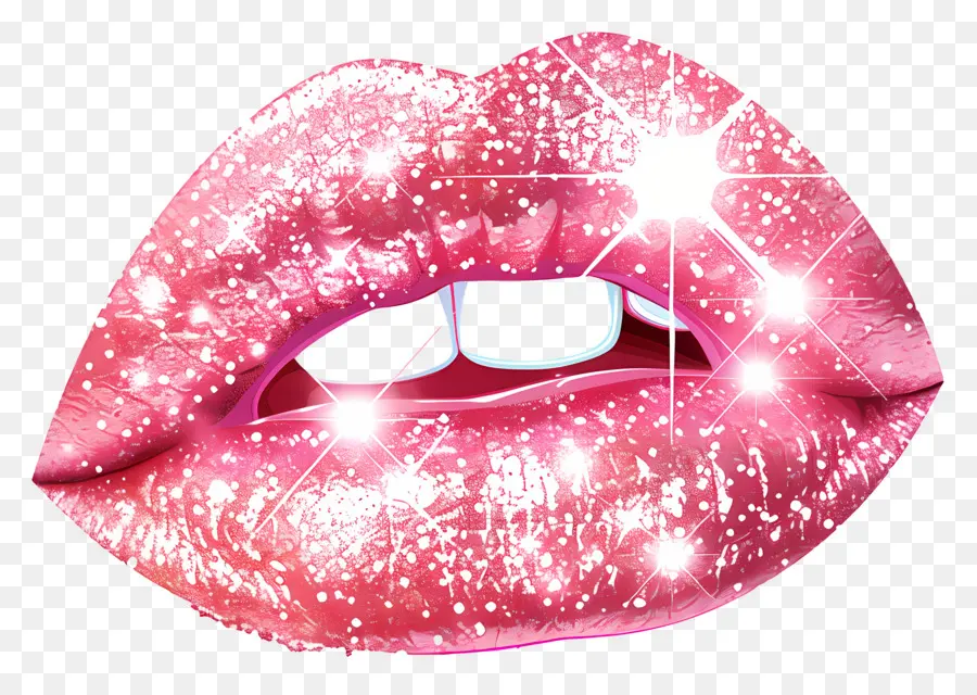 Labios Brillantes，Labios Brillo PNG