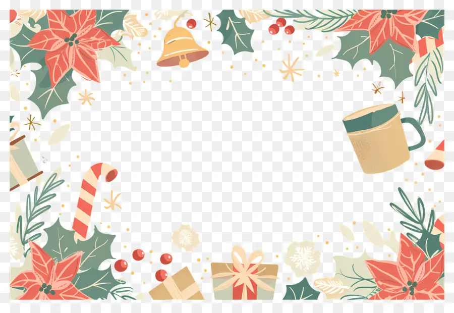 Fondo De Navidad，Frontera De Navidad PNG