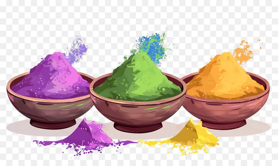 Fondo Holi，Polvos Coloridos PNG