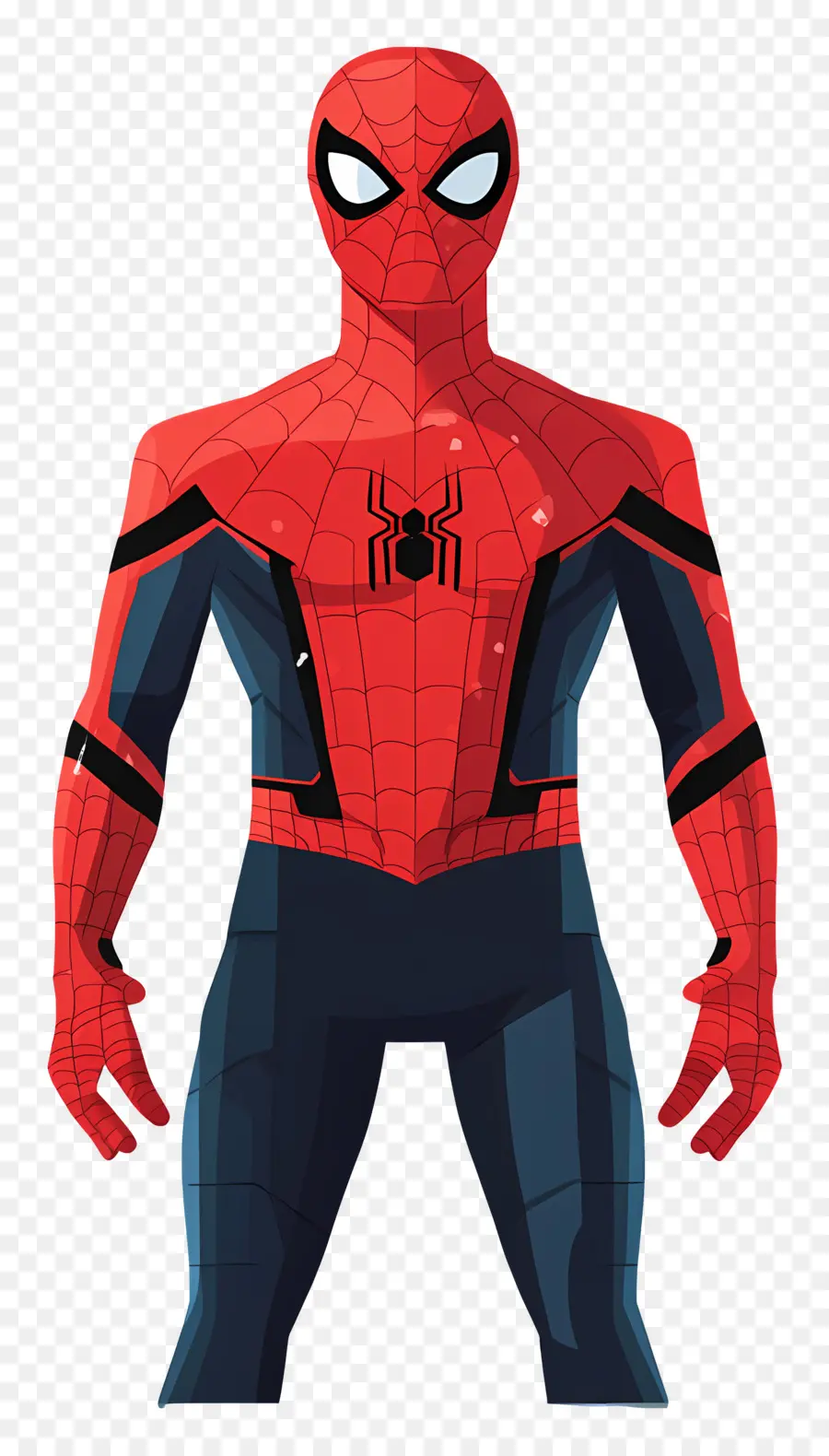 Hombre Araña De Pie，Hombre Araña De Dibujos Animados PNG