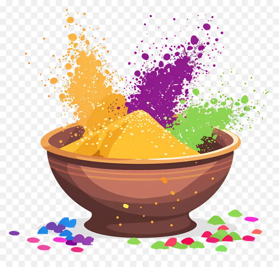 Fondo Holi，Polvos Coloridos PNG