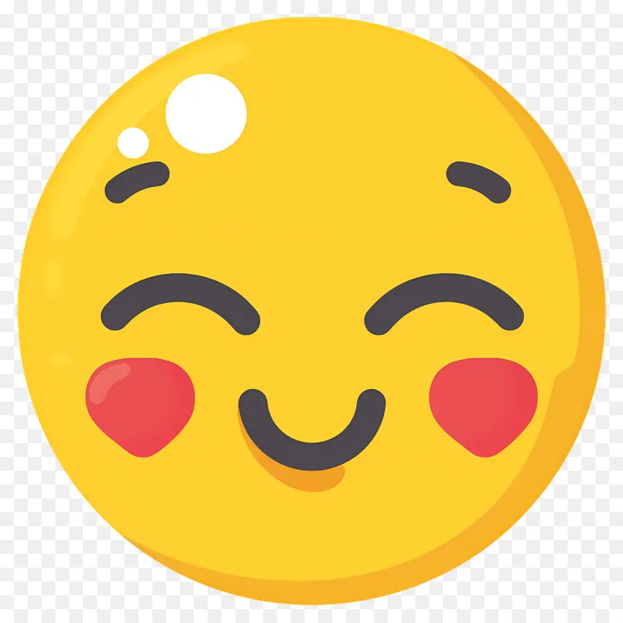 Beso Sonriente，Emoji Riendo PNG