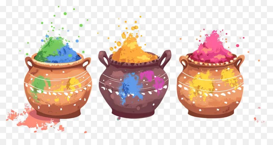 Fondo Holi，Polvos Coloridos PNG