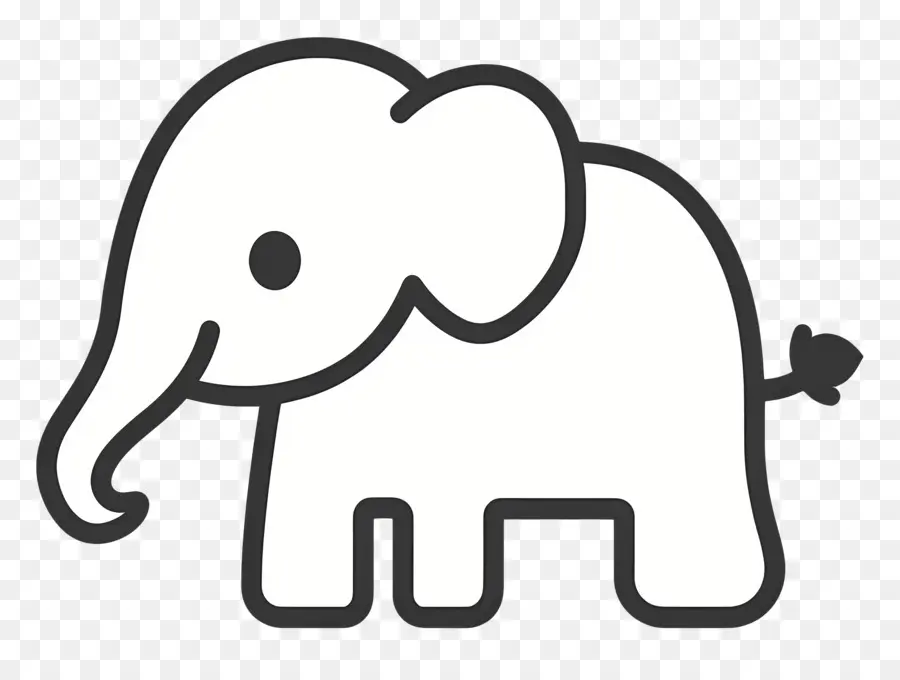 Bebé Elefante，Elefante De Dibujos Animados PNG