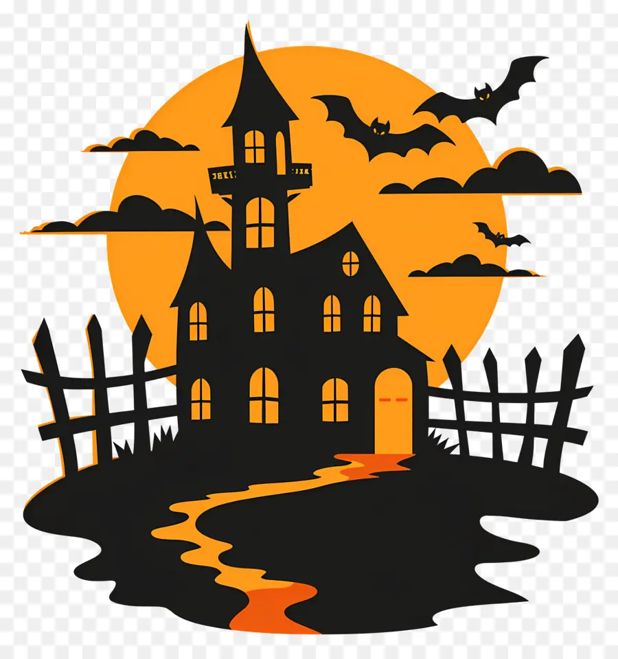 Casa De Halloween，Casa Embrujada PNG