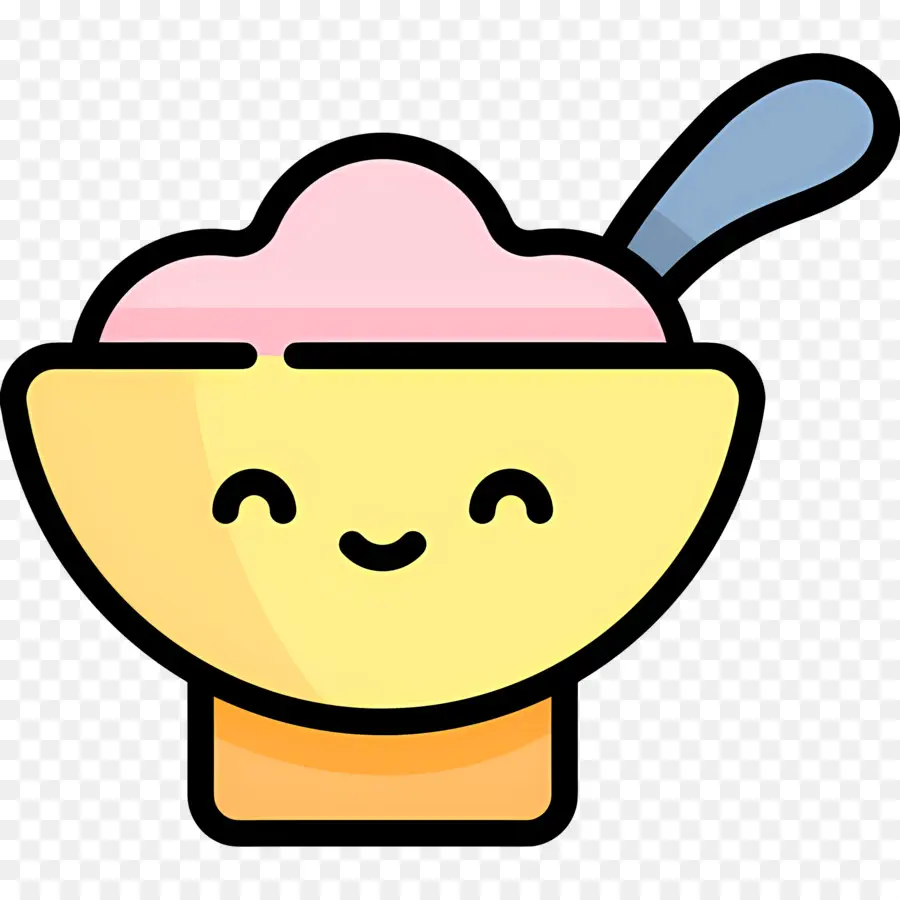 Comida Para Bebe，Cuenco Sonriente PNG