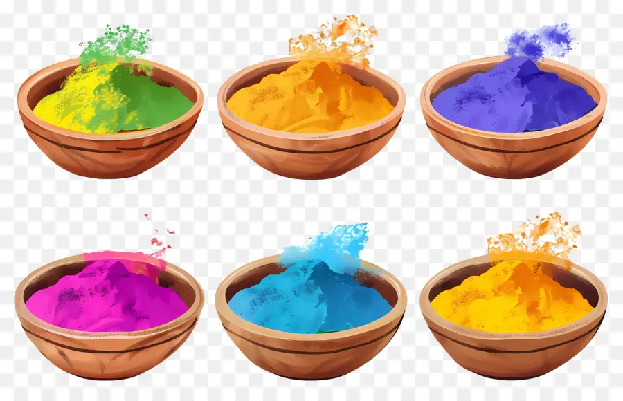 Fondo Holi，Polvos Coloridos PNG