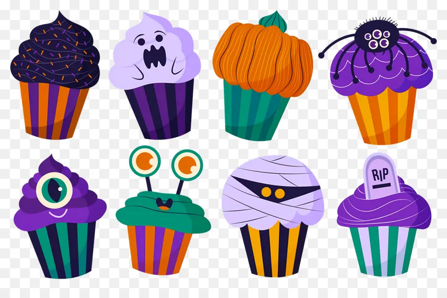 Pastelitos De Halloween，Postre PNG