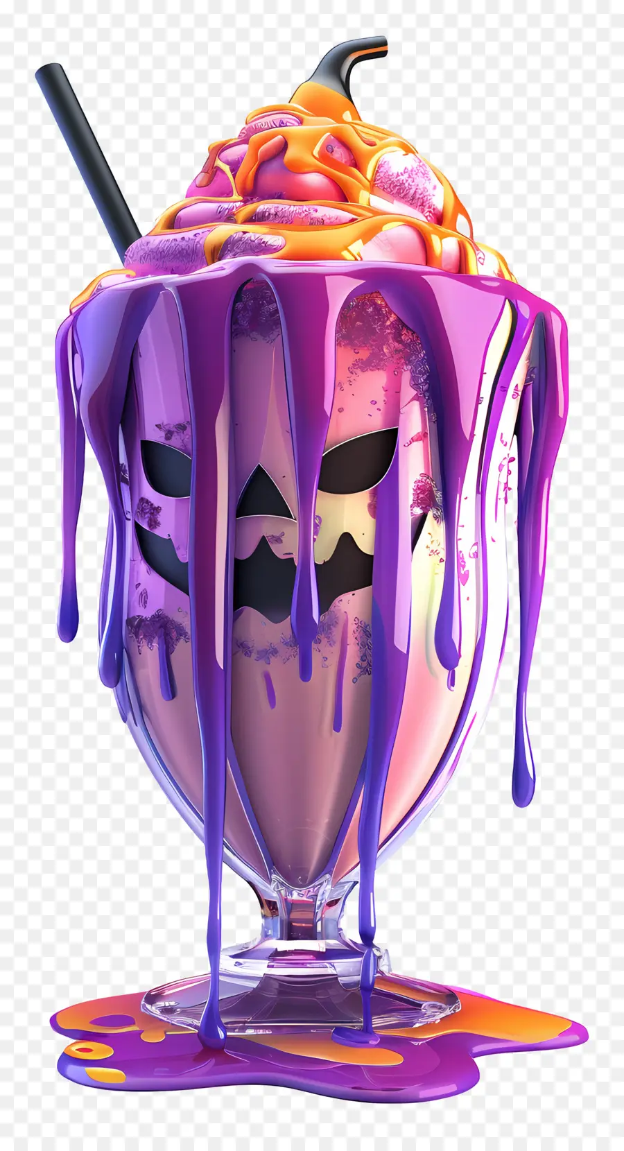 Batido De Halloween，Calabaza PNG