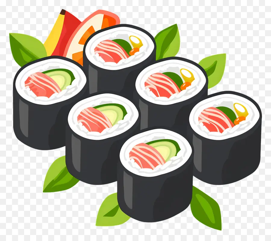 Rollo De Sushi，Rollos De Sushi PNG