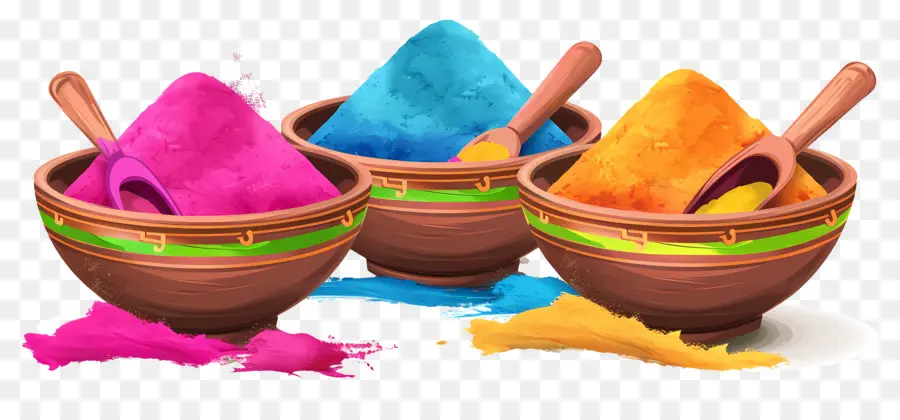 Fondo Holi，Polvos Coloridos PNG