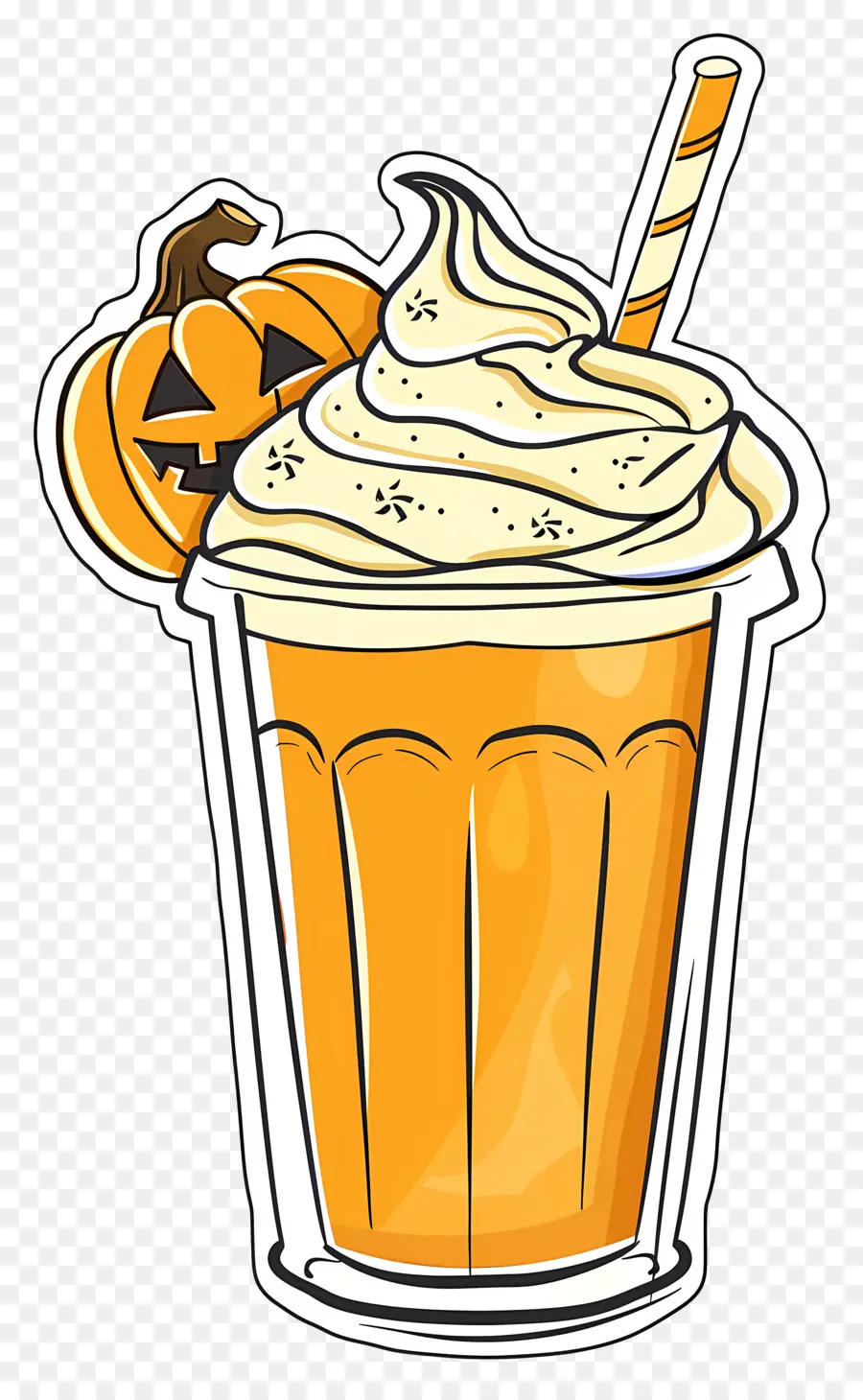 Batido De Halloween，Batido De Calabaza PNG