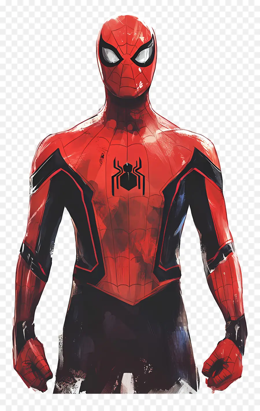 Hombre Araña De Pie，Hombre Araña De Dibujos Animados PNG