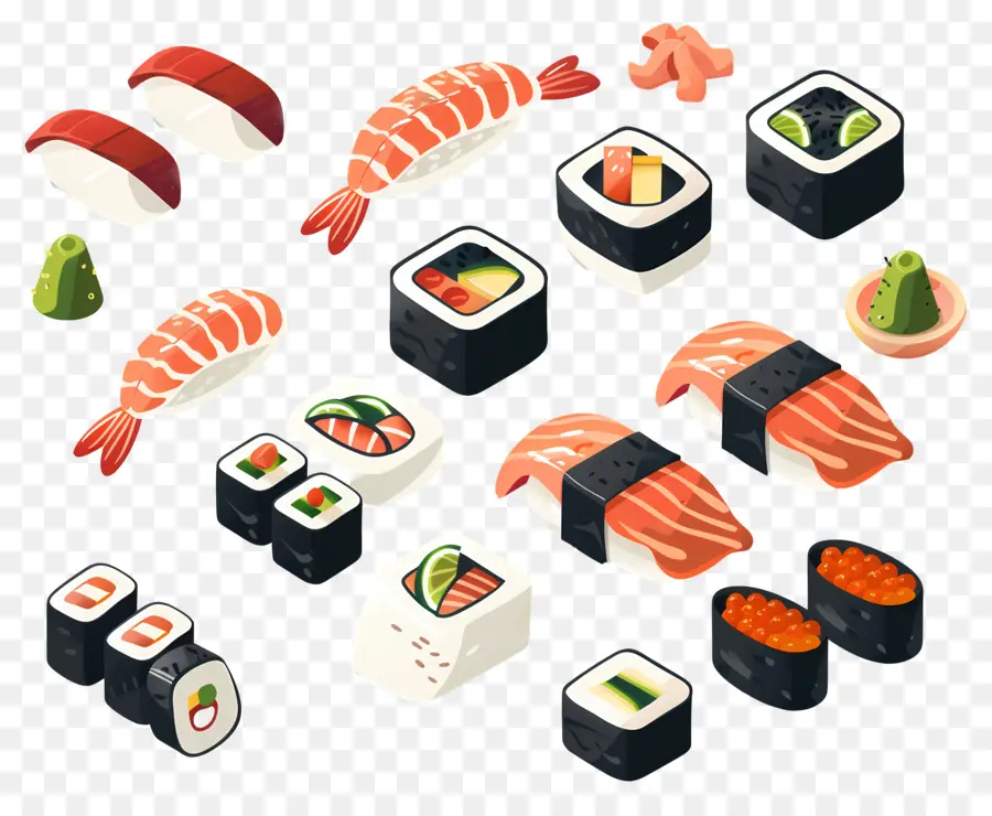 Día Internacional Del Sushi，Sushi PNG