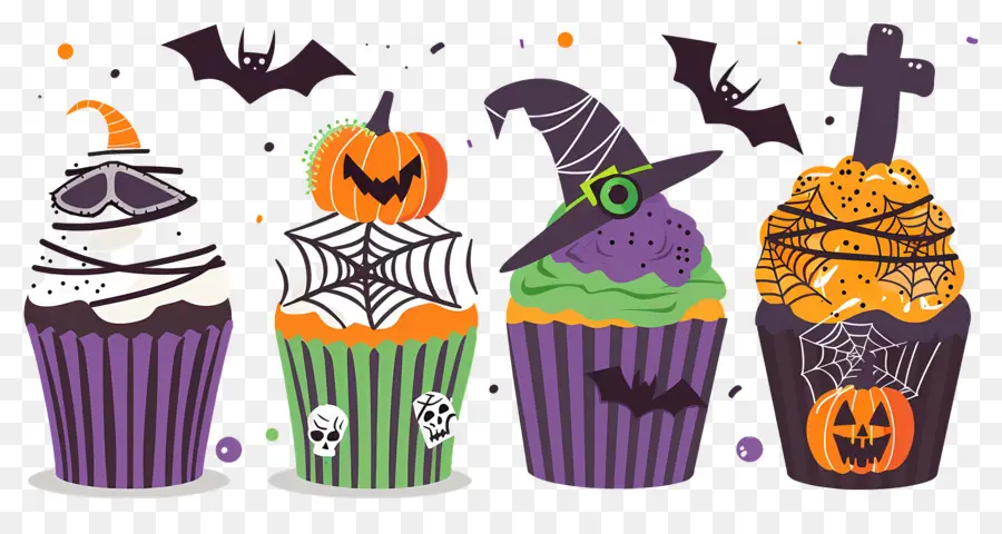 Pastelitos De Halloween，Araña PNG