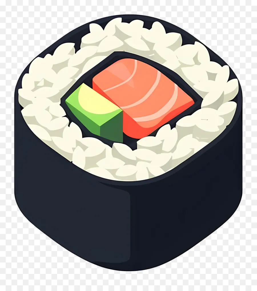 Rollo De Sushi，Pieza De Sushi PNG