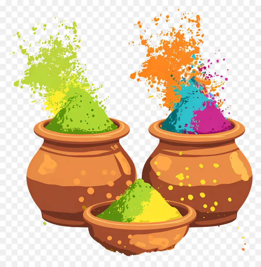 Fondo Holi，Polvos Coloridos PNG