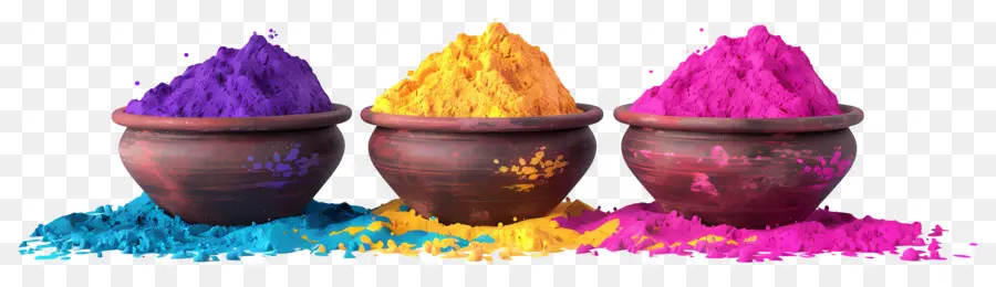 Fondo Holi，Polvos Coloridos PNG