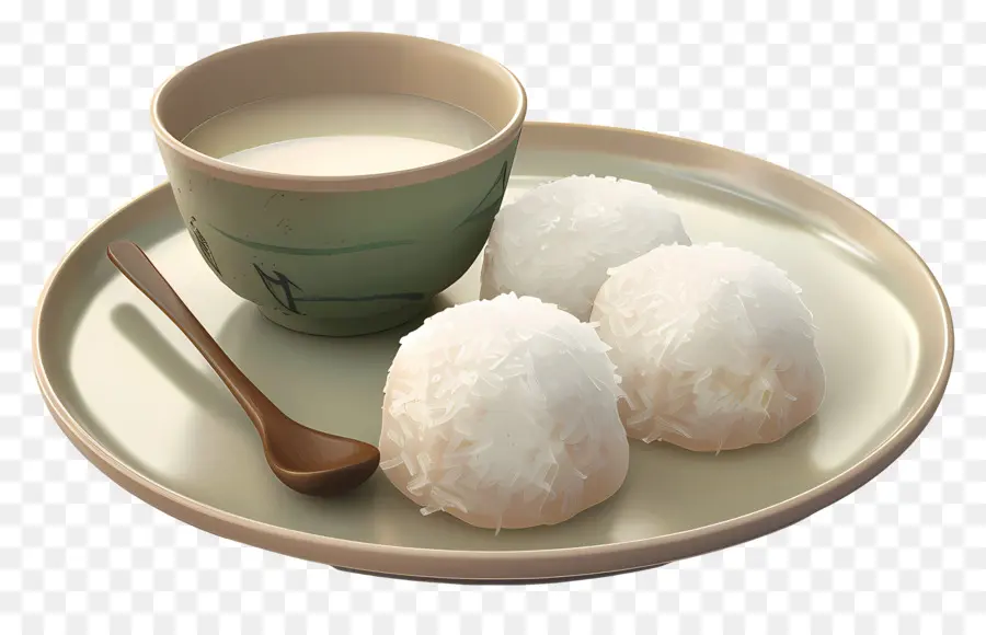 Comida Africana，Bolitas De Coco Con Leche PNG