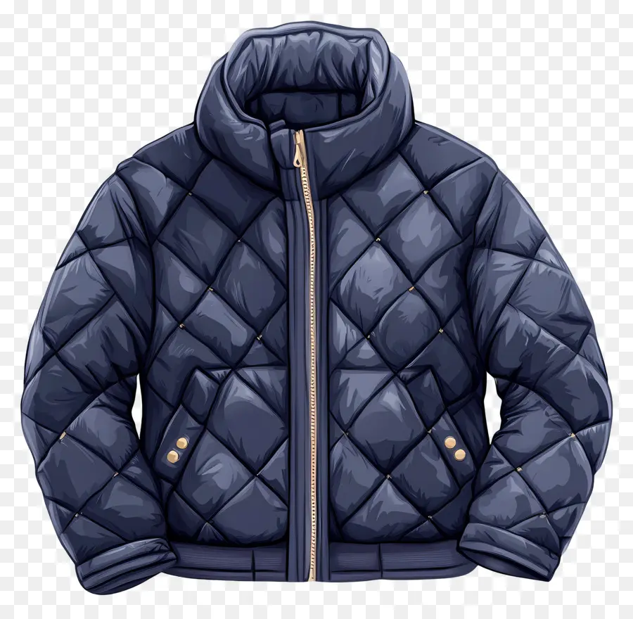 Chaqueta Acolchada，Chaqueta Acolchada Azul PNG